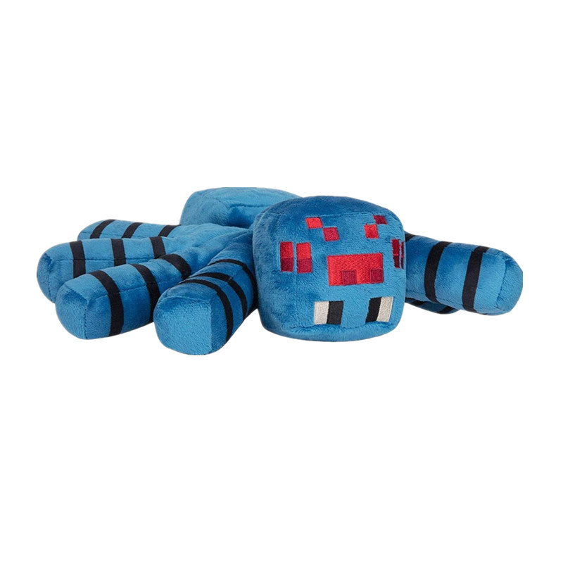 Minecraft Blue Spider Plush Toys Stuffed Animals Big Size 30cm 12inch