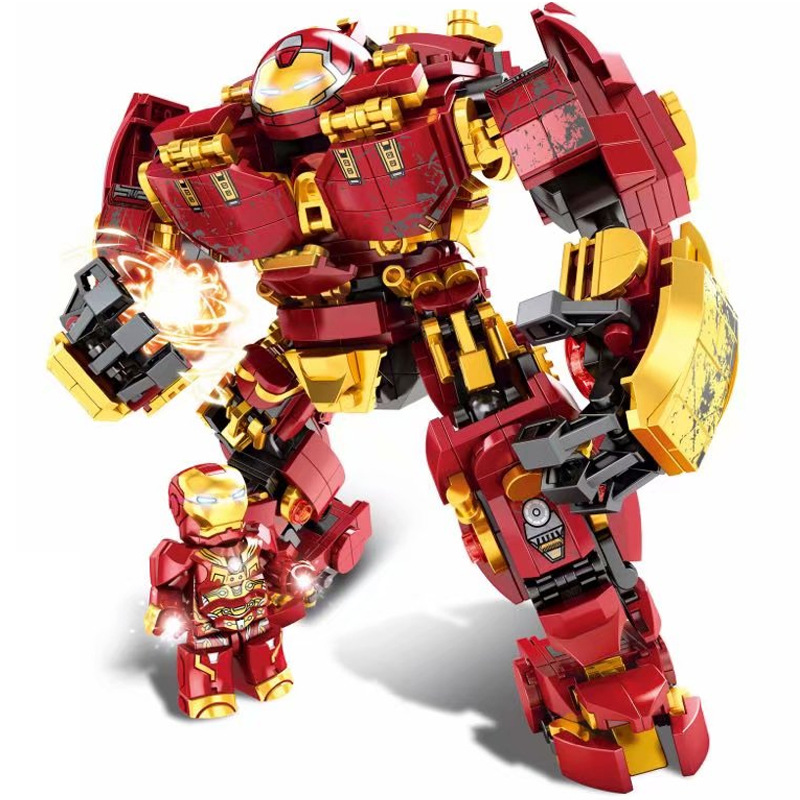 Mech Armor Iron Man Mk Compatible Building Kit Diy Blocks Figure Toys 